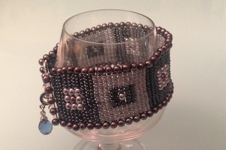 1. Versuch im Perlenweben